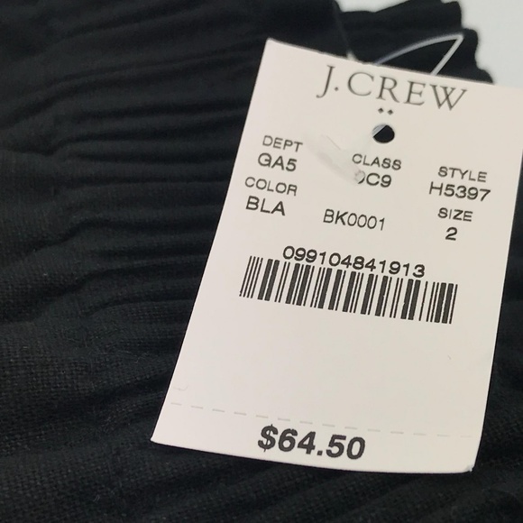 NEW J.Crew Scalloped Skirt Black - Picture 2 of 5